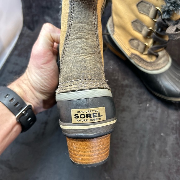 Sorel Leather Duck Boots Waterproof NL1890-160 Womens Size 5.5 / EXCELLENT - Picture 6 of 12